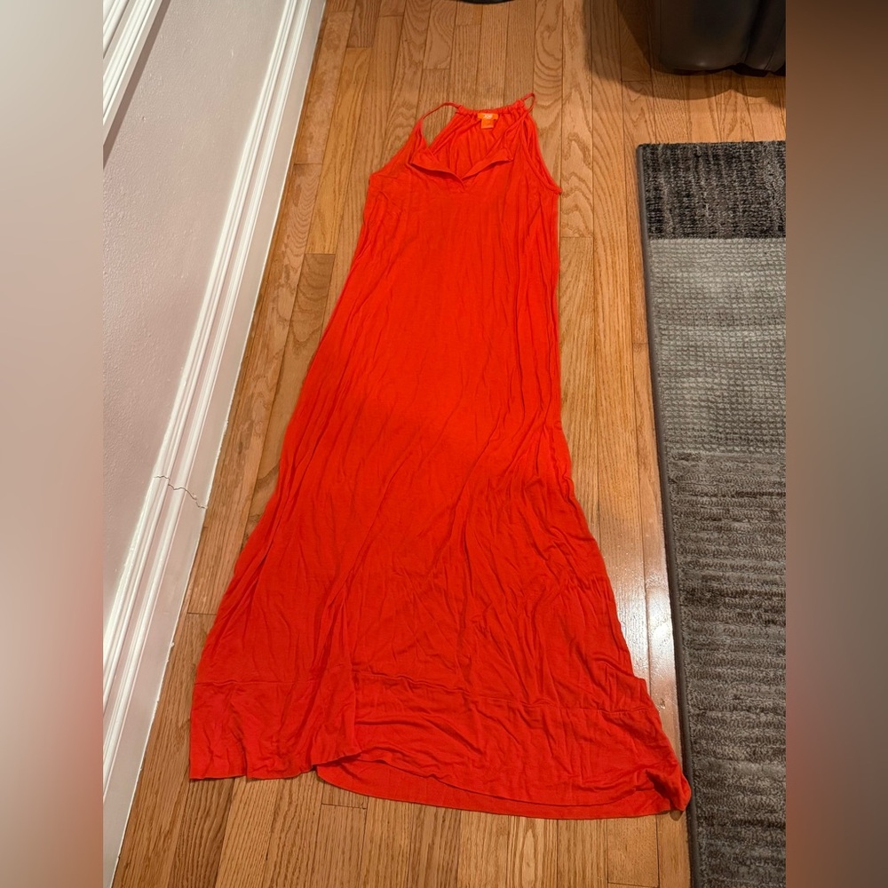 Joe red maxi dress size small